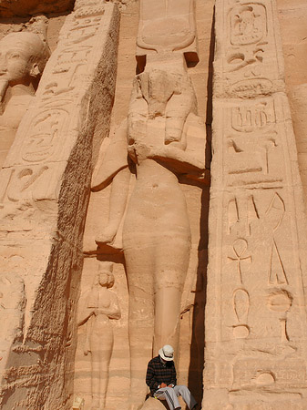 Foto Kolosstatue König Ramses II - Abu Simbel