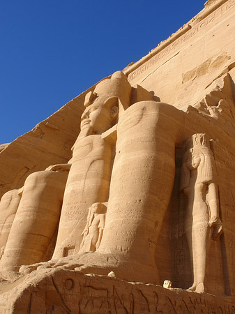 Foto Tempel mit Himmel - Abu Simbel