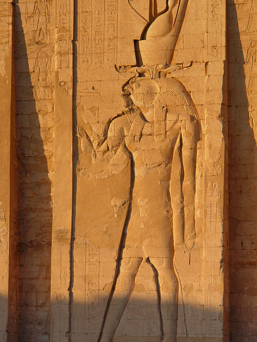 Foto Hieroglyphen - Edfu