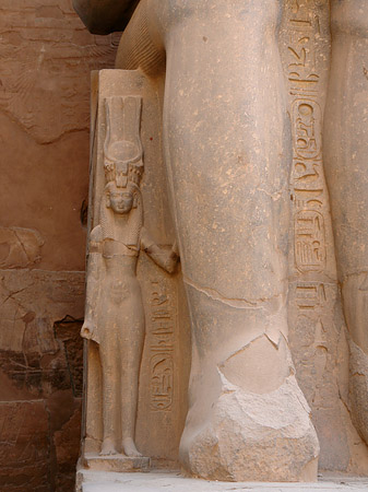 Foto Statuen am Luxor Tempel - Luxor