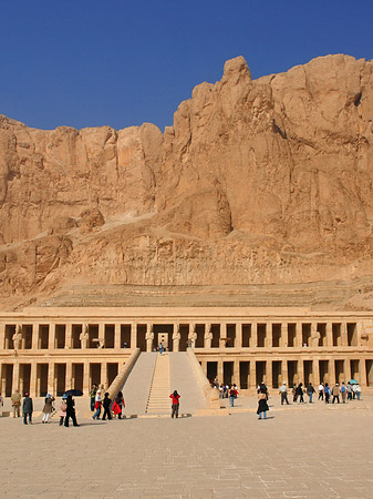 Foto Eingang zu Tempel der Hatschepsut - Luxor