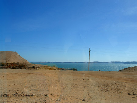 Foto Aus dem Bus - Abu Simbel