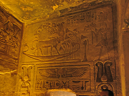 Foto Hieroglyphen - Abu Simbel