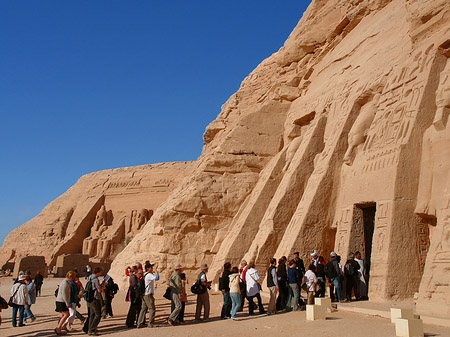 Fotos Tempel mit Himmel | Abu Simbel