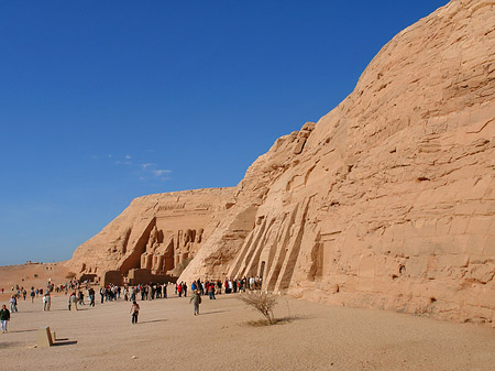 Fotos Tempel mit Himmel | Abu Simbel