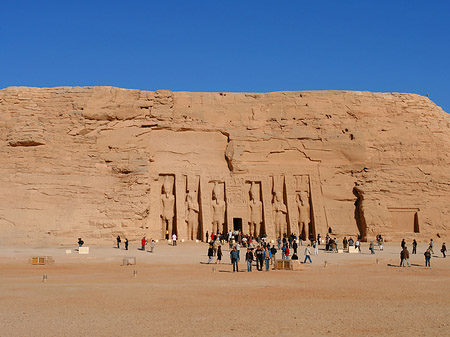 Foto Tempel mit Himmel - Abu Simbel