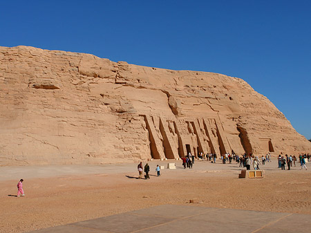 Fotos Tempel mit Himmel | Abu Simbel