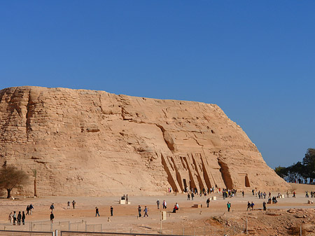 Fotos Tempel mit Himmel | Abu Simbel