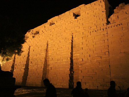 Fotos Karnak Tempel bei Nacht