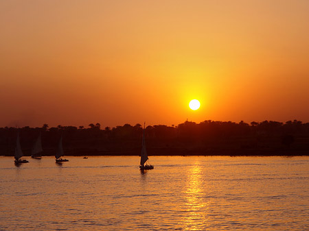 Foto Schöner Sonnenuntergang - Luxor