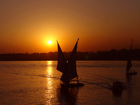 Fotos Schöner Sonnenuntergang | Luxor