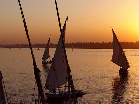 Foto Sonnenuntergang - Luxor