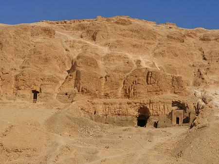 Eingang zu Tempel der Hatschepsut Fotos