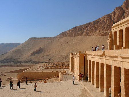 Eingang zu Tempel der Hatschepsut Foto 