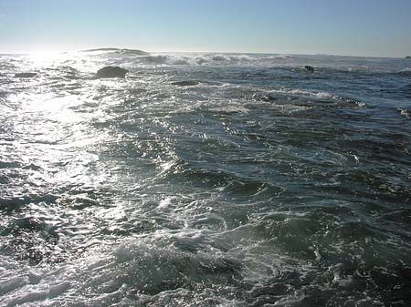 Fotos Blick vom Strand auf das Meer | 