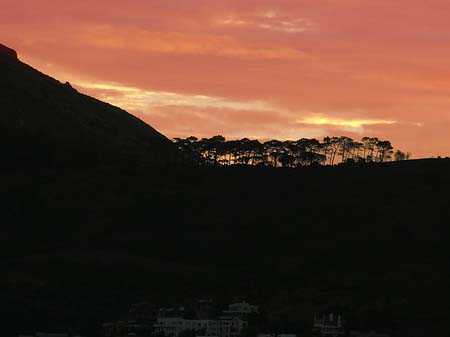 Foto Sonnenuntergang am Tafelberg